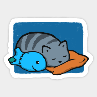 Sleeping With The Fishes Sticker